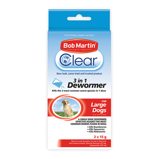 Bob Martin 3-in-1 Dewormer Tablets for Large Dogs