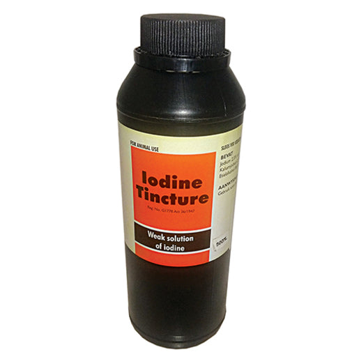 Kyron Tincture Iodine Solution – 500ML for Animal Care