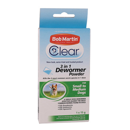 Bob Martin 3-in-1 Dewormer for Small & Medium Dogs